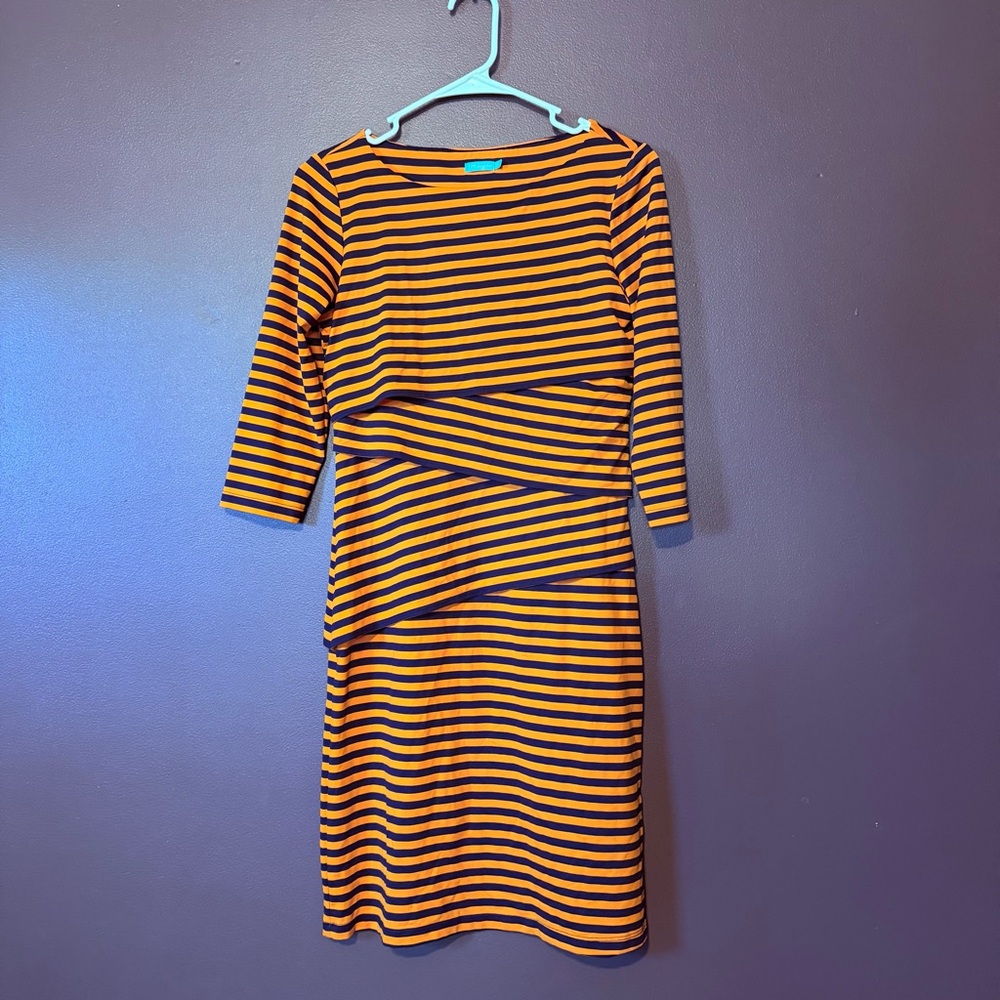 J. McLaughlin Nicola Catalina preppy striped dress